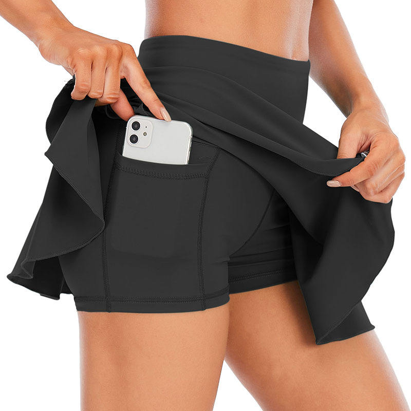 Women's High Waist Athletic Golf Skorts Skirts for Running Pleated Tennis Skirt for Women with Pockets